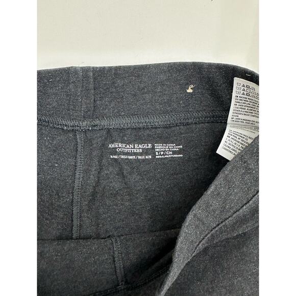 American Eagle Womens Leggings Size Small Regular Gray Hi-Rise - Picture 3 of 11